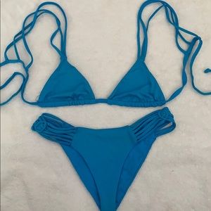 Frankie’s Bikinis Electric Blue Set